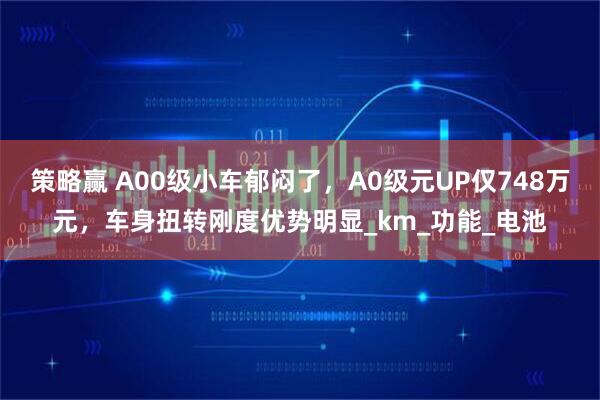 策略赢 A00级小车郁闷了,A0级元UP仅748万元,车身扭转刚度优势明显_km_功能_电池
